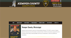 Desktop Screenshot of kempercountysheriff.com