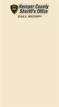 Mobile Screenshot of kempercountysheriff.com